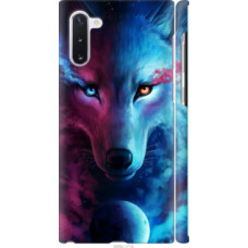 Чехол на Samsung Galaxy Note 10 Арт-волк (3999c-1718)