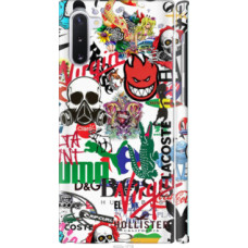 Чехол на Samsung Galaxy Note 10 Many different logos (4022c-1718)