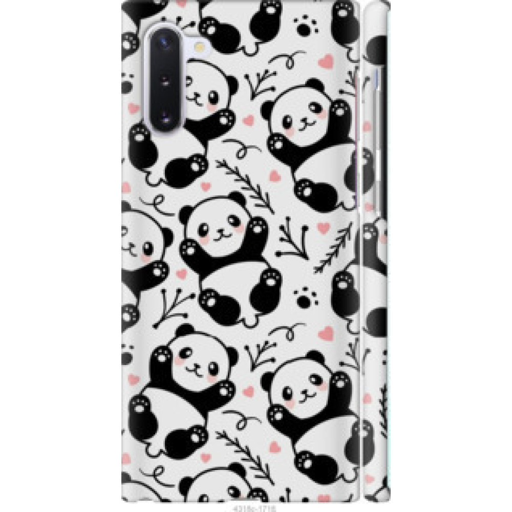 Чохол на Samsung Galaxy Note 10 Панды (4318c-1718)