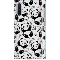 Чехол на Samsung Galaxy Note 10 Панды (4318c-1718)