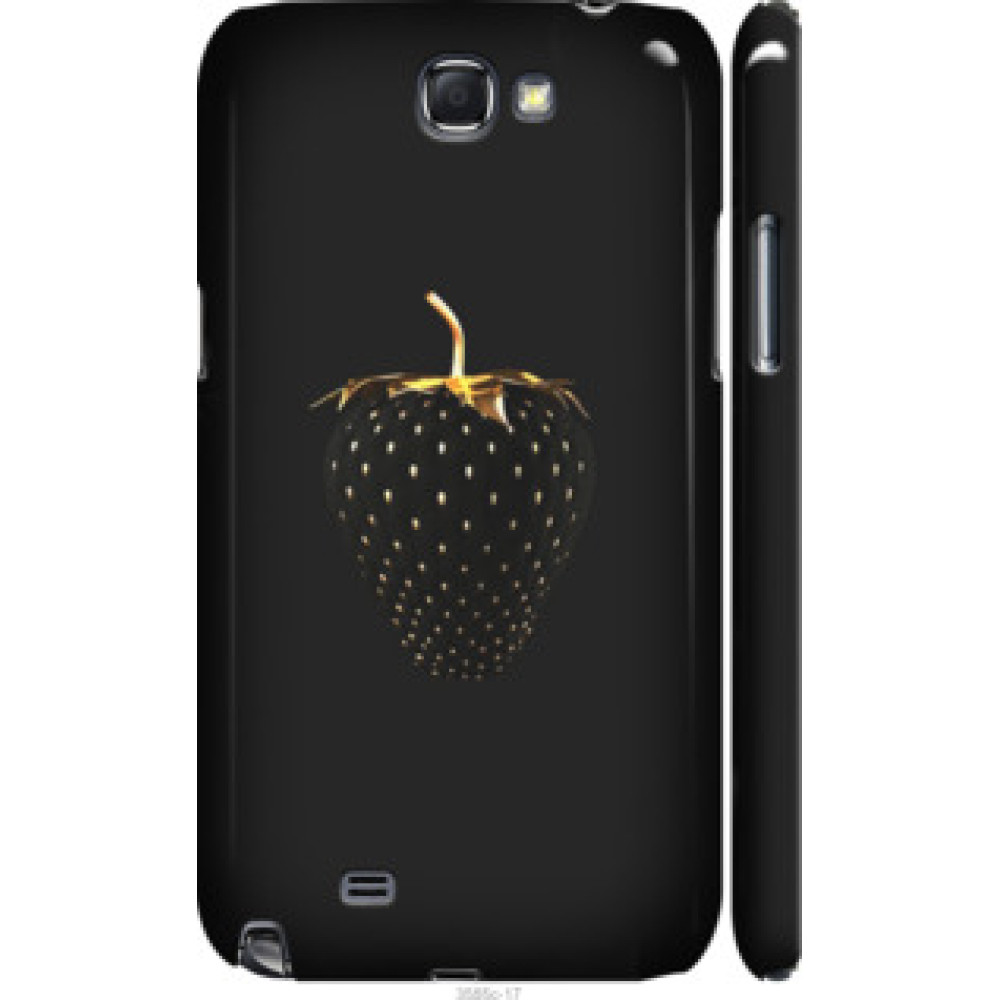 Чехол на Samsung Galaxy Note 2 N7100 Черная клубника (3585c-17)