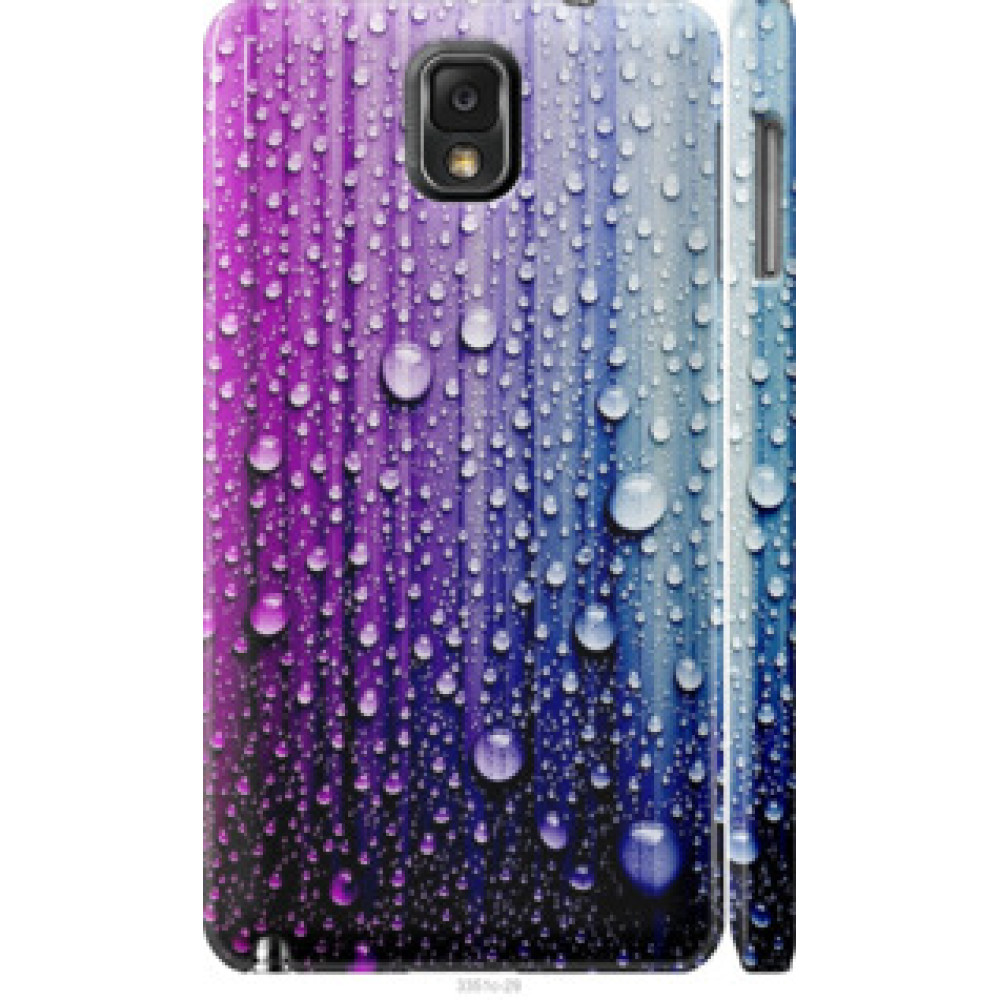 Чохол на Samsung Galaxy Note 3 N9000 Капли воды (3351c-29)