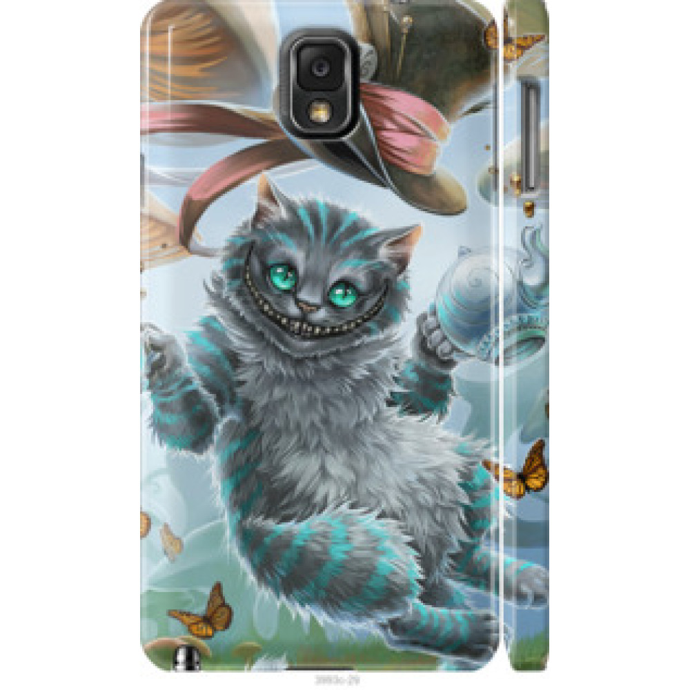Чехол на Samsung Galaxy Note 3 N9000 Чеширский кот 2 (3993c-29)