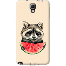 Чехол на Samsung Galaxy Note 3 Neo N7505 Енотик с арбузом (4605u-136)