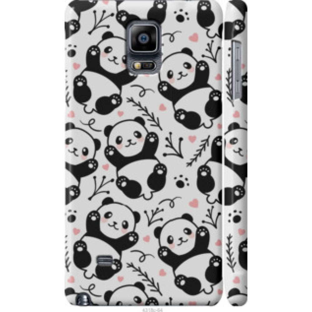 Чохол на Samsung Galaxy Note 4 N910H Панды (4318c-64)