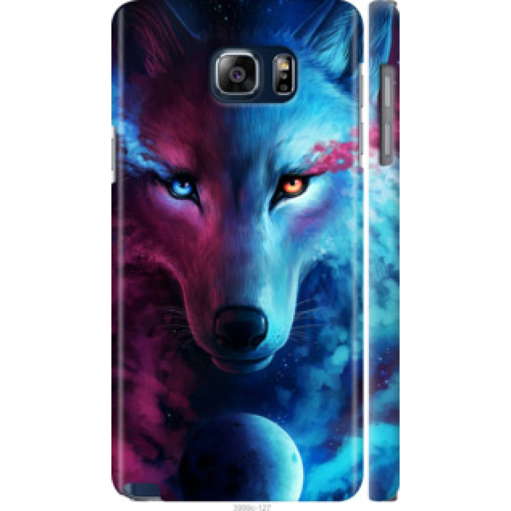 Чохол на Samsung Galaxy Note 5 N920C Арт-волк (3999c-127)