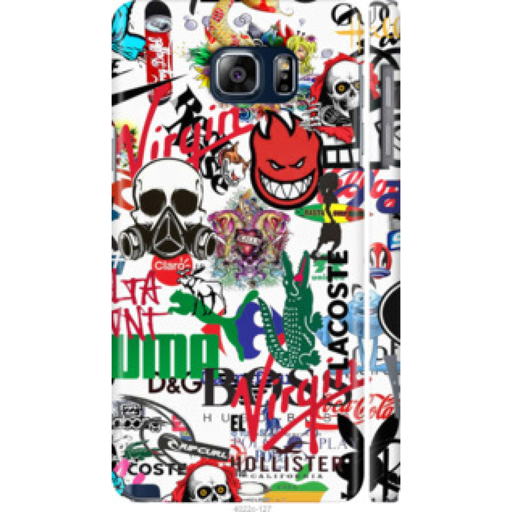 Чохол на Samsung Galaxy Note 5 N920C Many different logos (4022c-127)