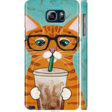 Чехол на Samsung Galaxy Note 5 N920C Зеленоглазый кот в очках (4054c-127)