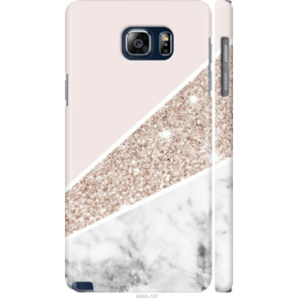 Чехол на Samsung Galaxy Note 5 N920C Пастельный мрамор (4342c-127)