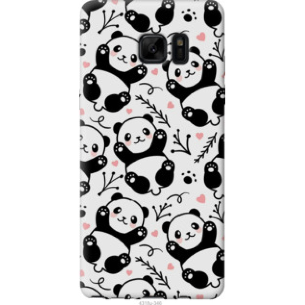 Чехол на Samsung Galaxy Note 7 Duos N930F Панды (4318u-346)