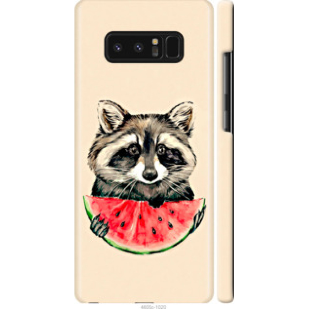 Чехол на Samsung Galaxy Note 8 Енотик с арбузом (4605c-1020)