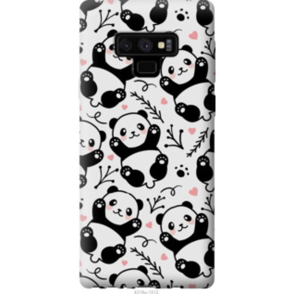 Чехол на Samsung Galaxy Note 9 N960F Панды (4318u-1512)