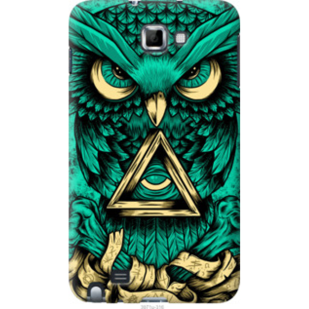 Чехол на Samsung Galaxy Note i9220 Сова Арт-тату (3971u-316)