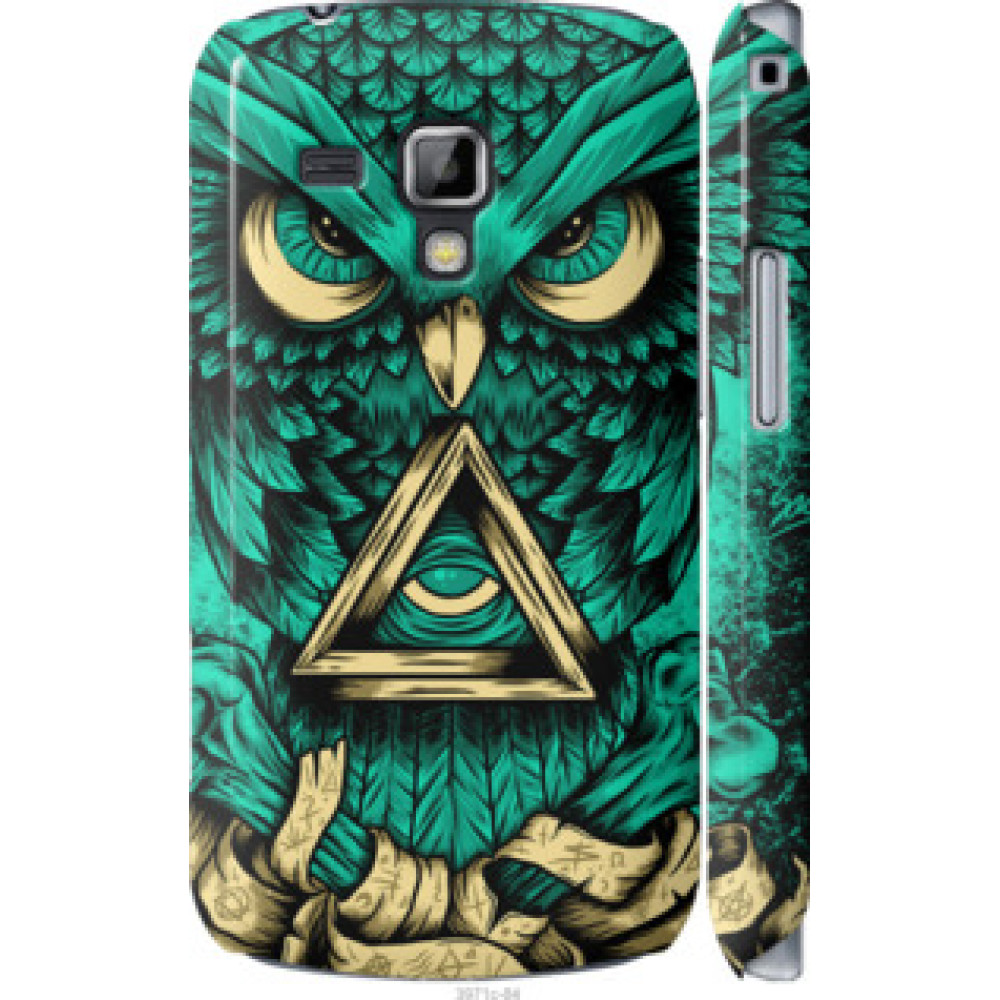 Чехол на Samsung Galaxy S Duos s7562 Сова Арт-тату (3971c-84)