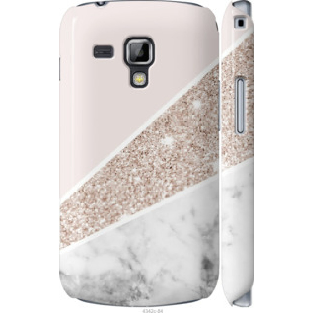 Чехол на Samsung Galaxy S Duos s7562 Пастельный мрамор (4342c-84)