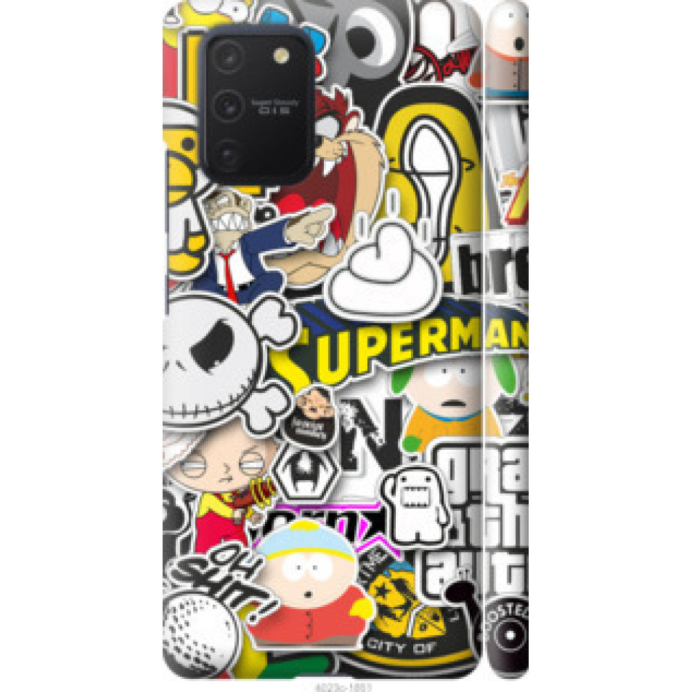 Чохол на Galaxy S10 Lite 2020 Popular logos (4023c-1851)