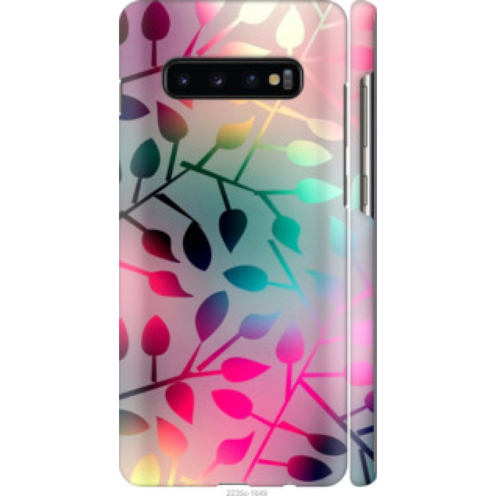 Чохол на Samsung Galaxy S10 Plus Листья (2235c-1649)