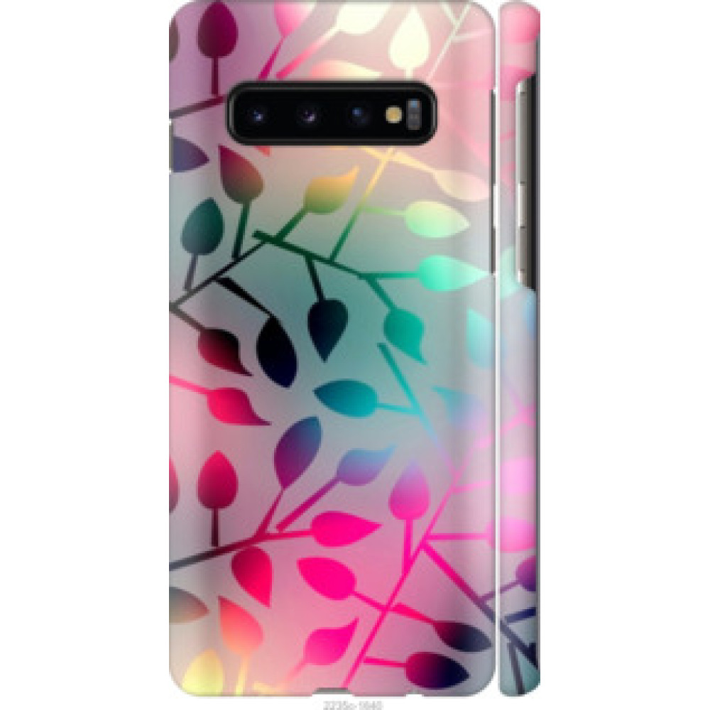 Чехол на Samsung Galaxy S10 Листья (2235c-1640)