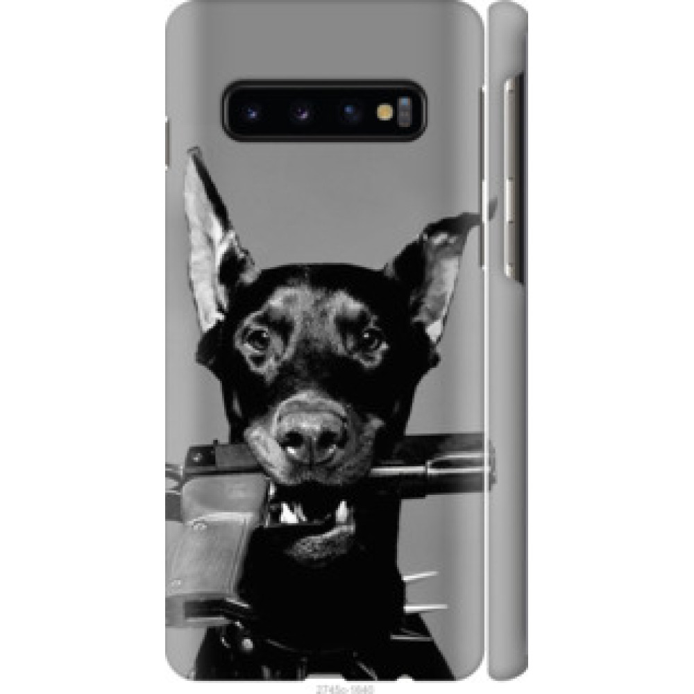 Чехол на Samsung Galaxy S10 Доберман (2745c-1640)