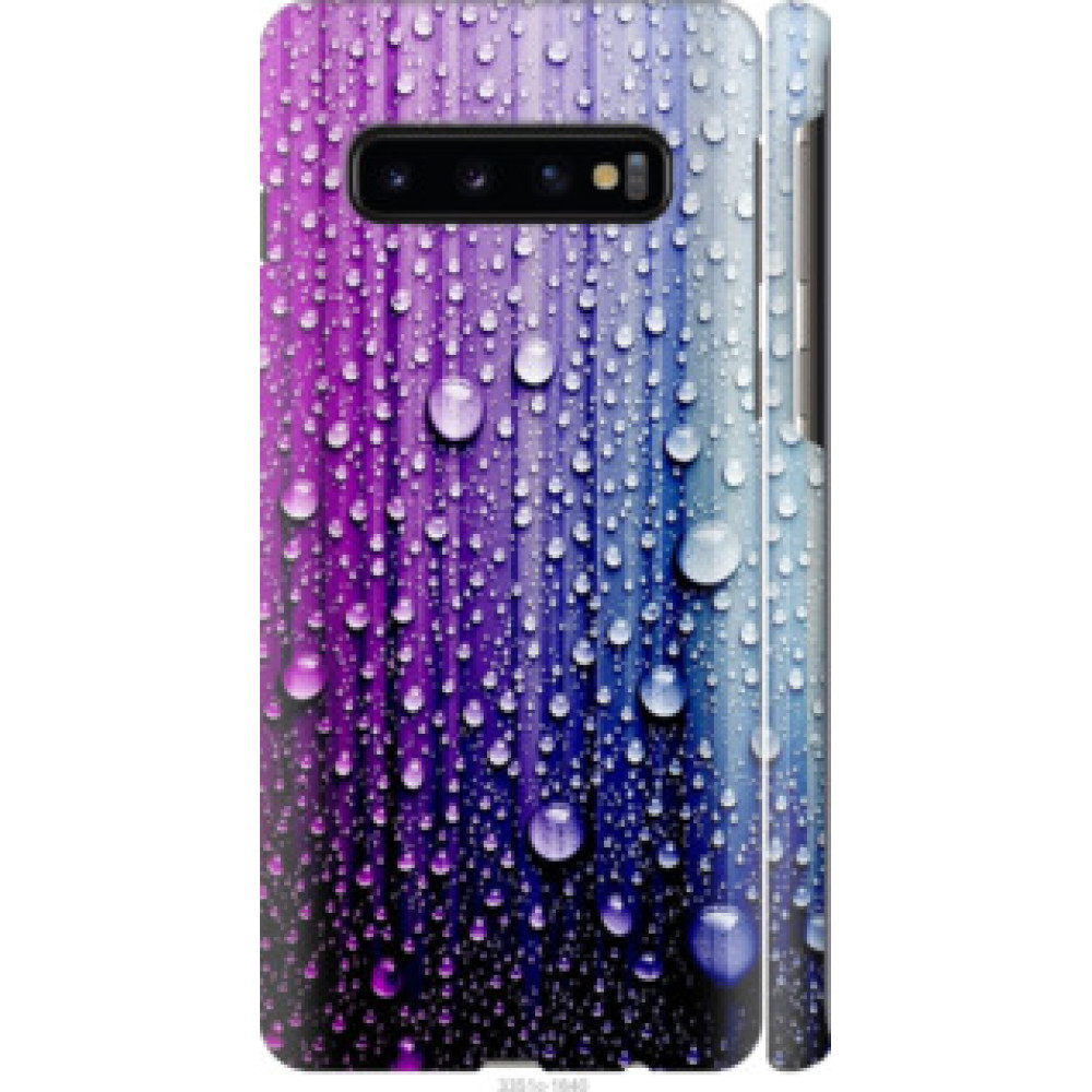Чехол на Samsung Galaxy S10 Капли воды (3351c-1640)