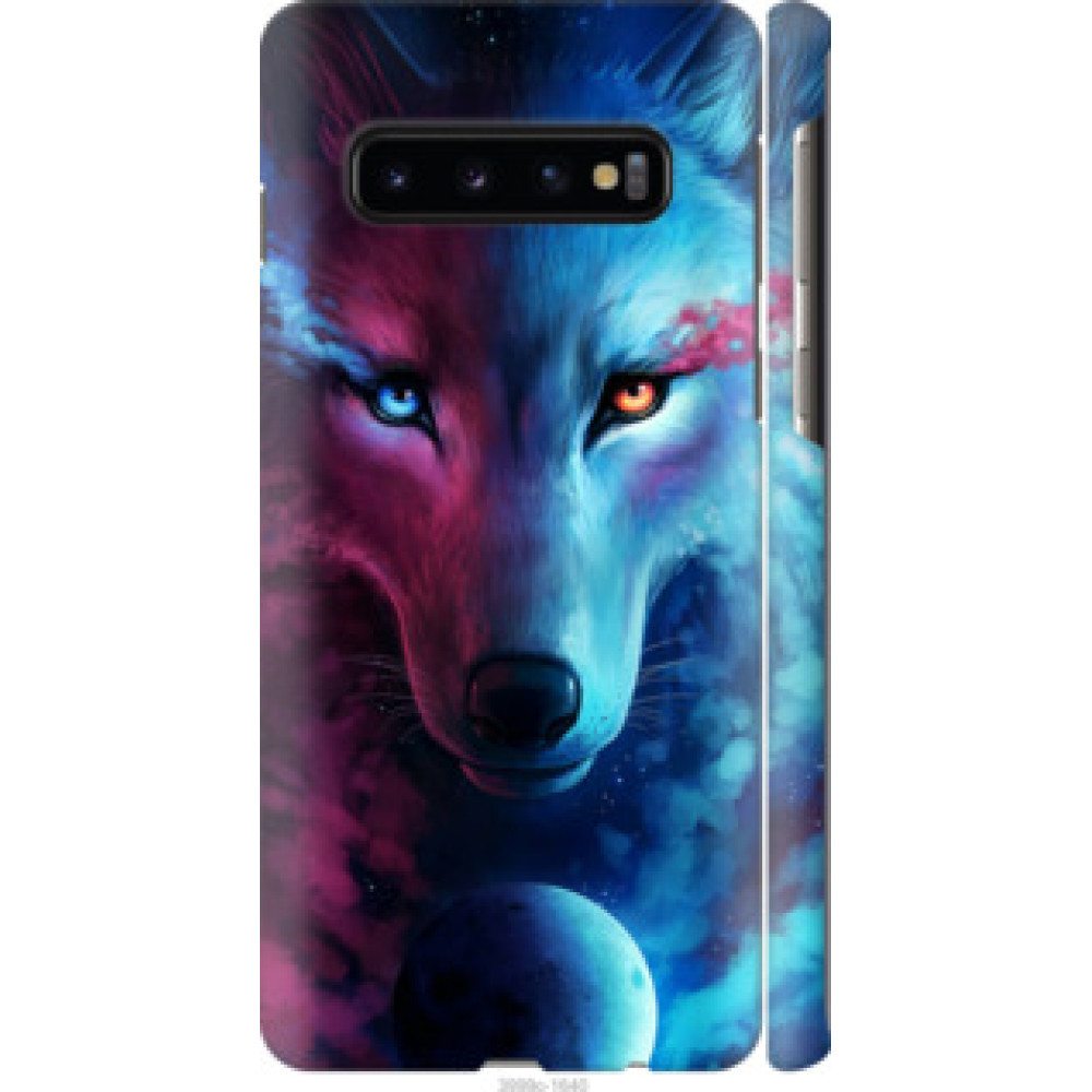 Чехол на Samsung Galaxy S10 Арт-волк (3999c-1640)