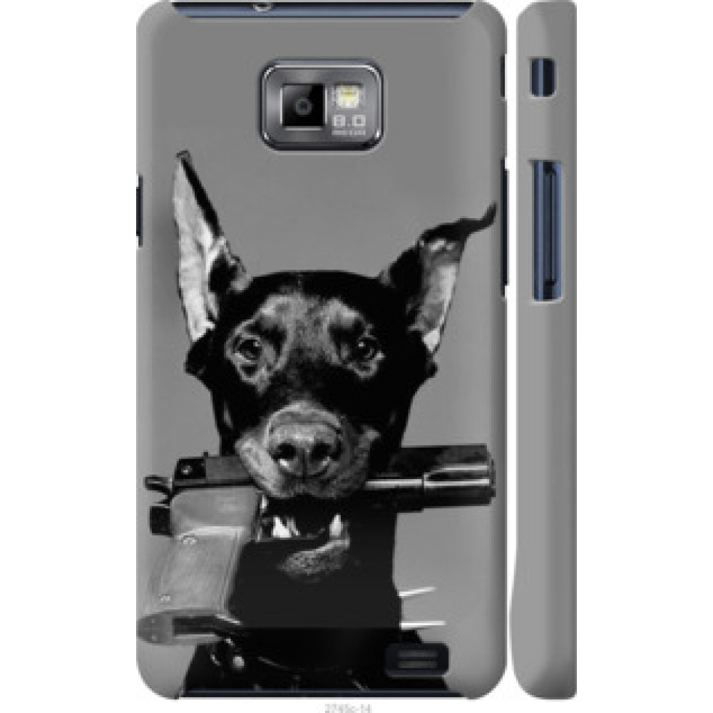 Чохол на Samsung Galaxy S2 i9100 Доберман (2745c-14)