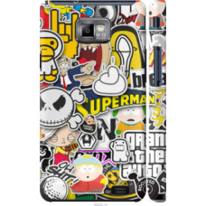 Чехол на Samsung Galaxy S2 Plus i9105 Popular logos (4023c-71)