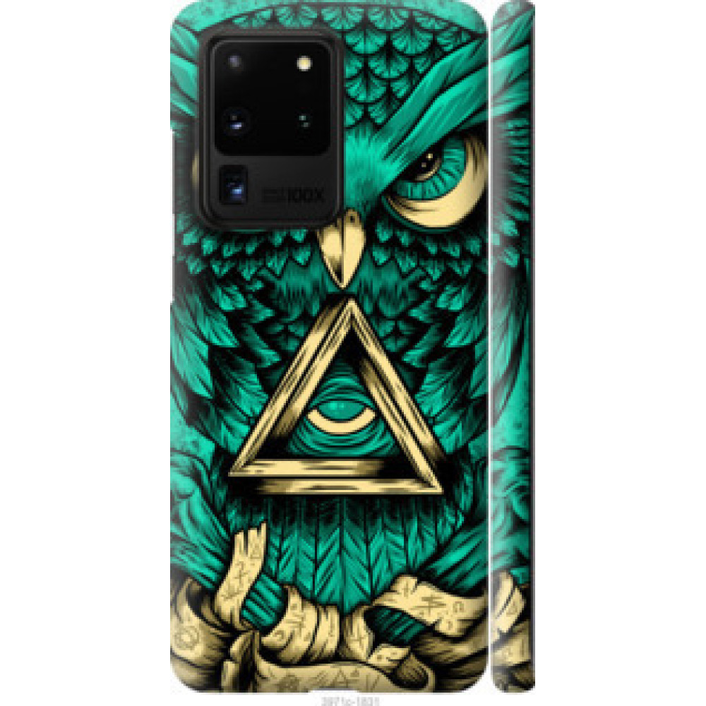 Чехол на Samsung Galaxy S20 Ultra Сова Арт-тату (3971c-1831)