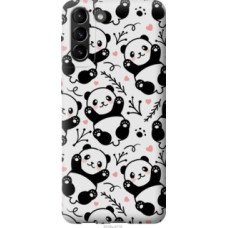 Чехол на Samsung Galaxy S21 Plus Панды (4318c-2115)