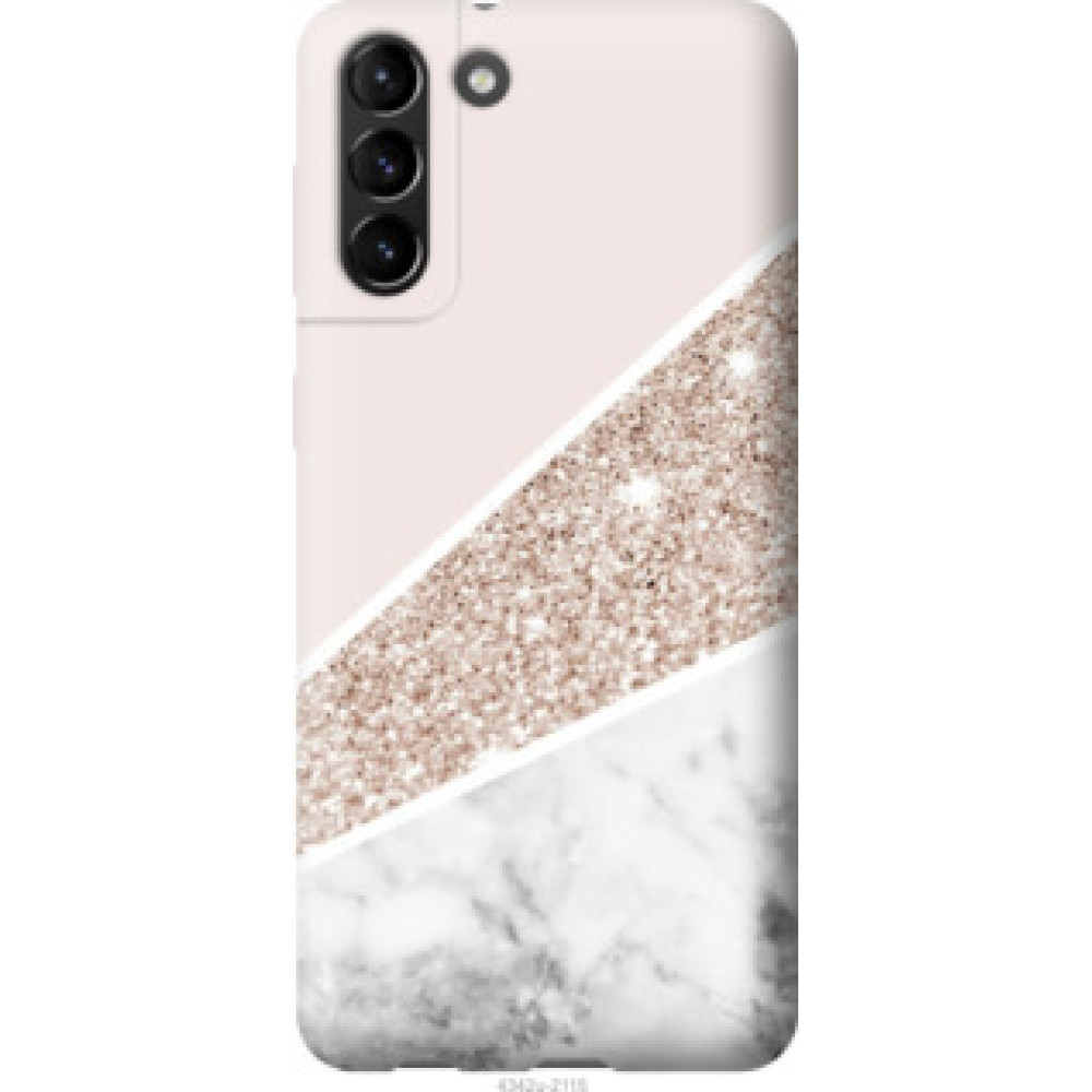 Чохол на Samsung Galaxy S21 Plus Пастельный мрамор (4342c-2115)