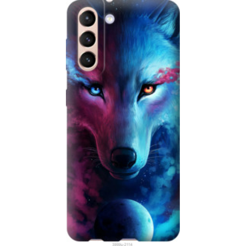 Чехол на Samsung Galaxy S21 Арт-волк (3999c-2114)