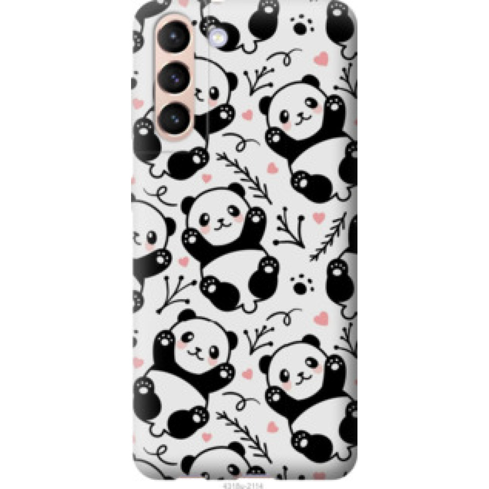 Чехол на Samsung Galaxy S21 Панды (4318c-2114)