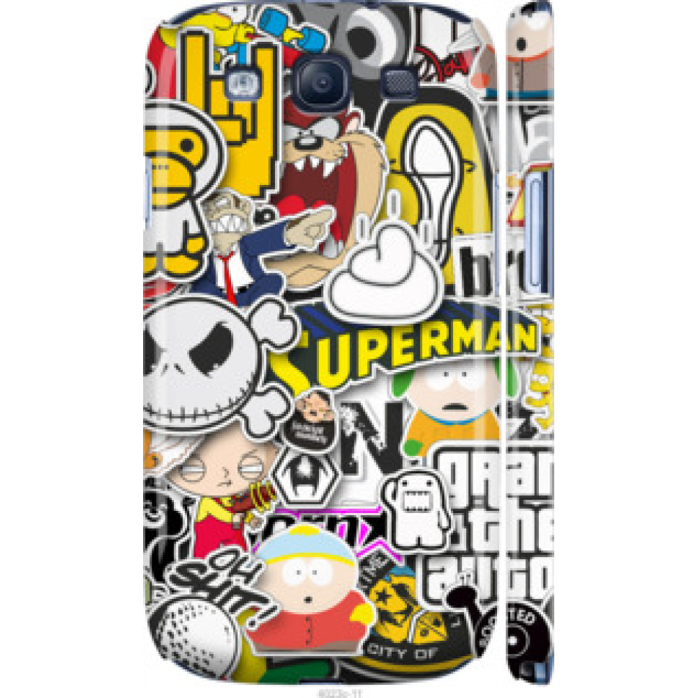 Чохол на Samsung Galaxy S3 i9300 Popular logos (4023c-11)