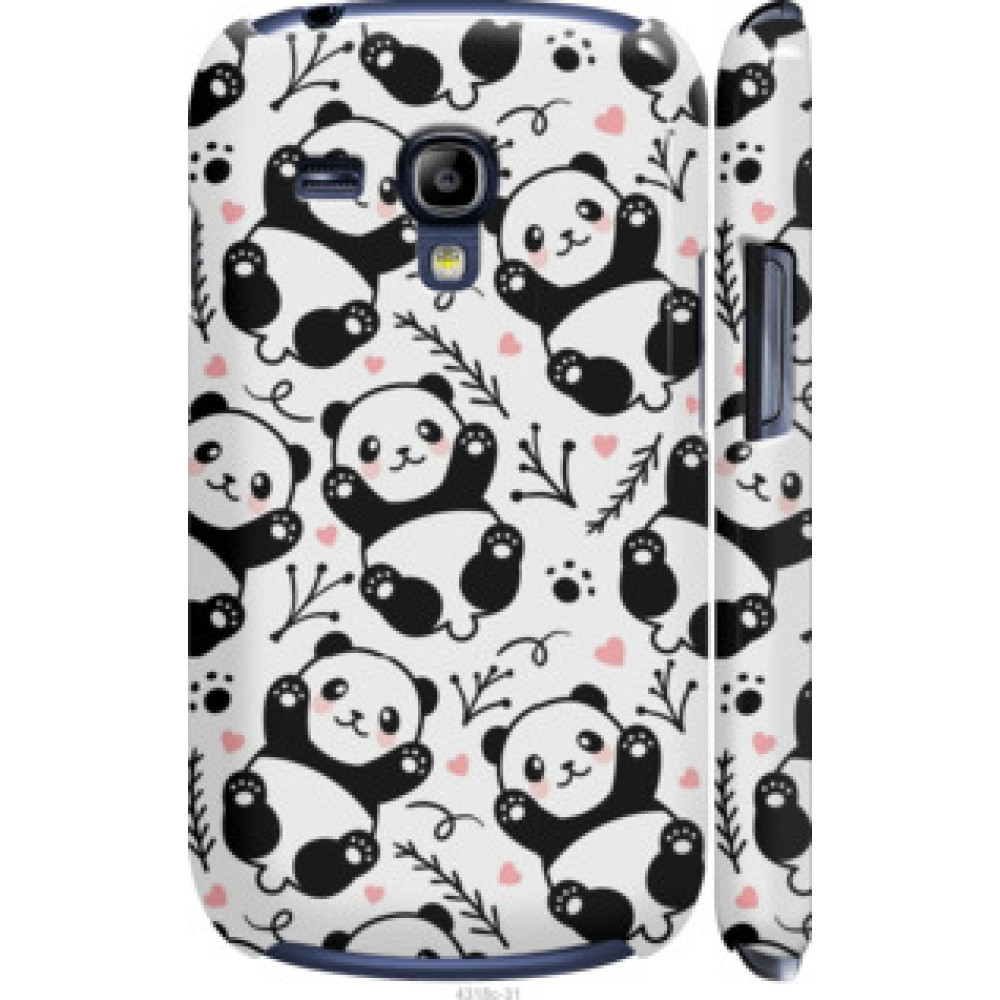 Чохол на Samsung Galaxy S3 mini Панды (4318c-31)