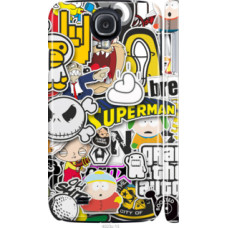 Чехол на Samsung Galaxy S4 i9500 Popular logos (4023c-13)