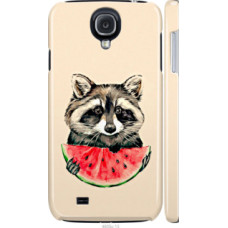 Чехол на Samsung Galaxy S4 i9500 Енотик с арбузом (4605c-13)