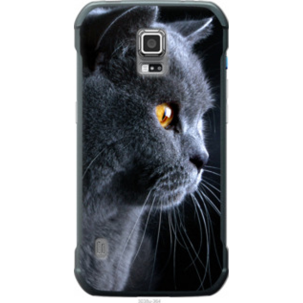 Чехол на Samsung Galaxy S5 Active G870 Красивый кот (3038u-364)