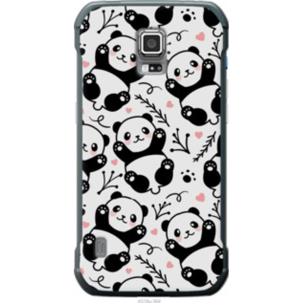 Чехол на Samsung Galaxy S5 Active G870 Панды (4318u-364)