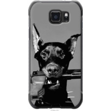 Чехол на Samsung Galaxy S6 active G890 Доберман (2745u-331)