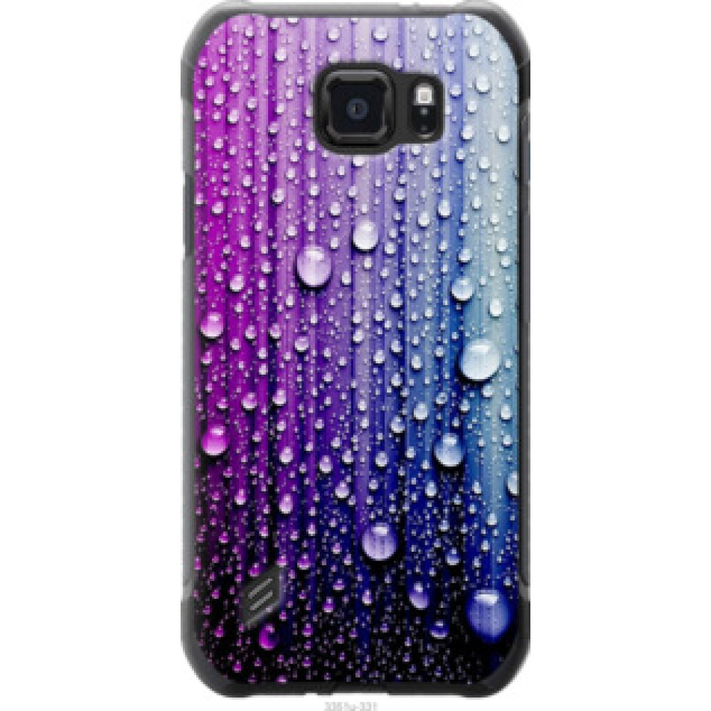 Чехол на Samsung Galaxy S6 active G890 Капли воды (3351u-331)