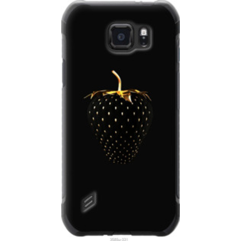 Чехол на Samsung Galaxy S6 active G890 Черная клубника (3585u-331)