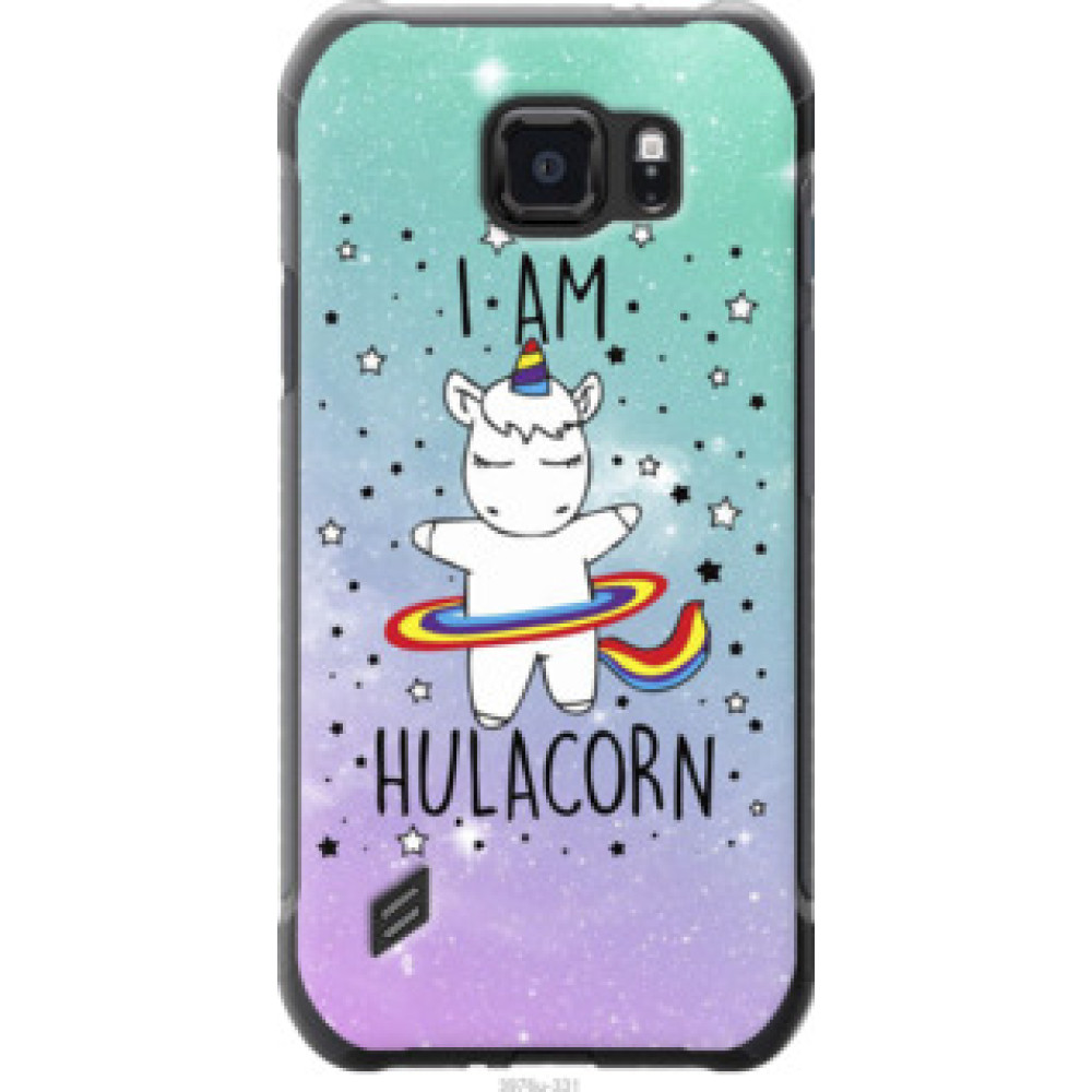 Чехол на Samsung Galaxy S6 active G890 I'm hulacorn (3976u-331)