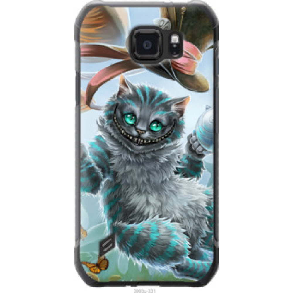 Чехол на Samsung Galaxy S6 active G890 Чеширский кот 2 (3993u-331)