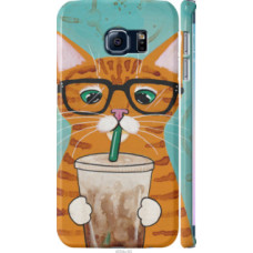 Чехол на Samsung Galaxy S6 Edge G925F Зеленоглазый кот в очках (4054c-83)