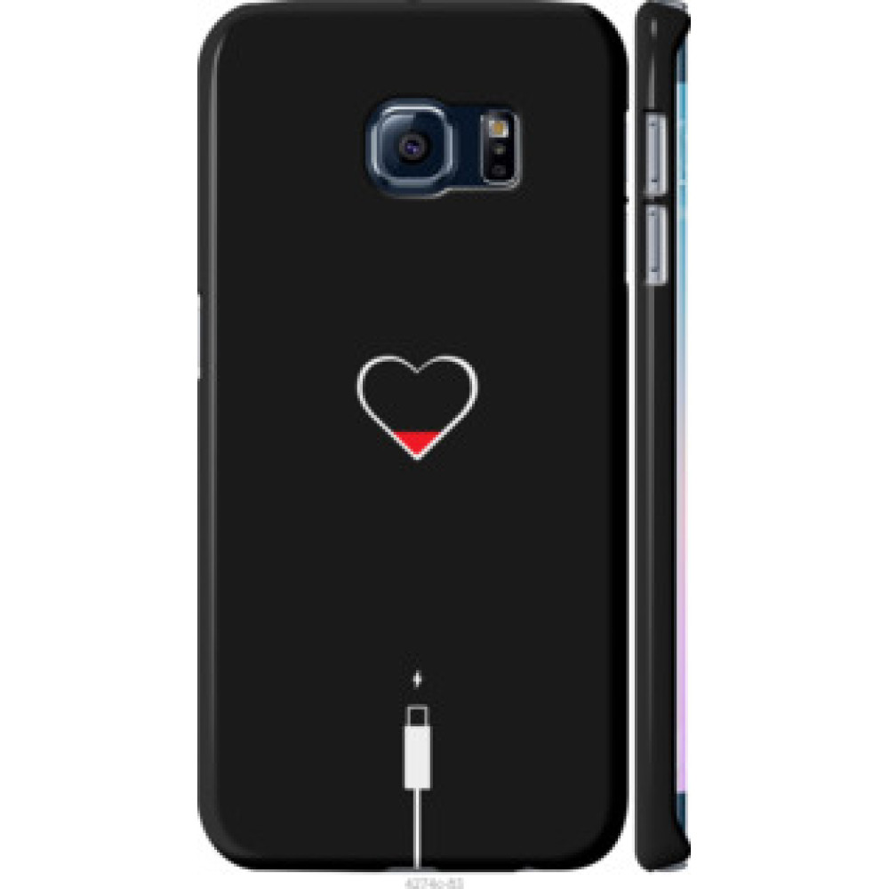 Чехол на Samsung Galaxy S6 Edge G925F Подзарядка сердца (4274c-83)