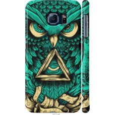 Чехол на Samsung Galaxy S6 G920 Сова Арт-тату (3971c-80)