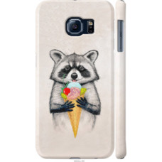 Чехол на Samsung Galaxy S6 G920 Енотик с мороженым (4602c-80)