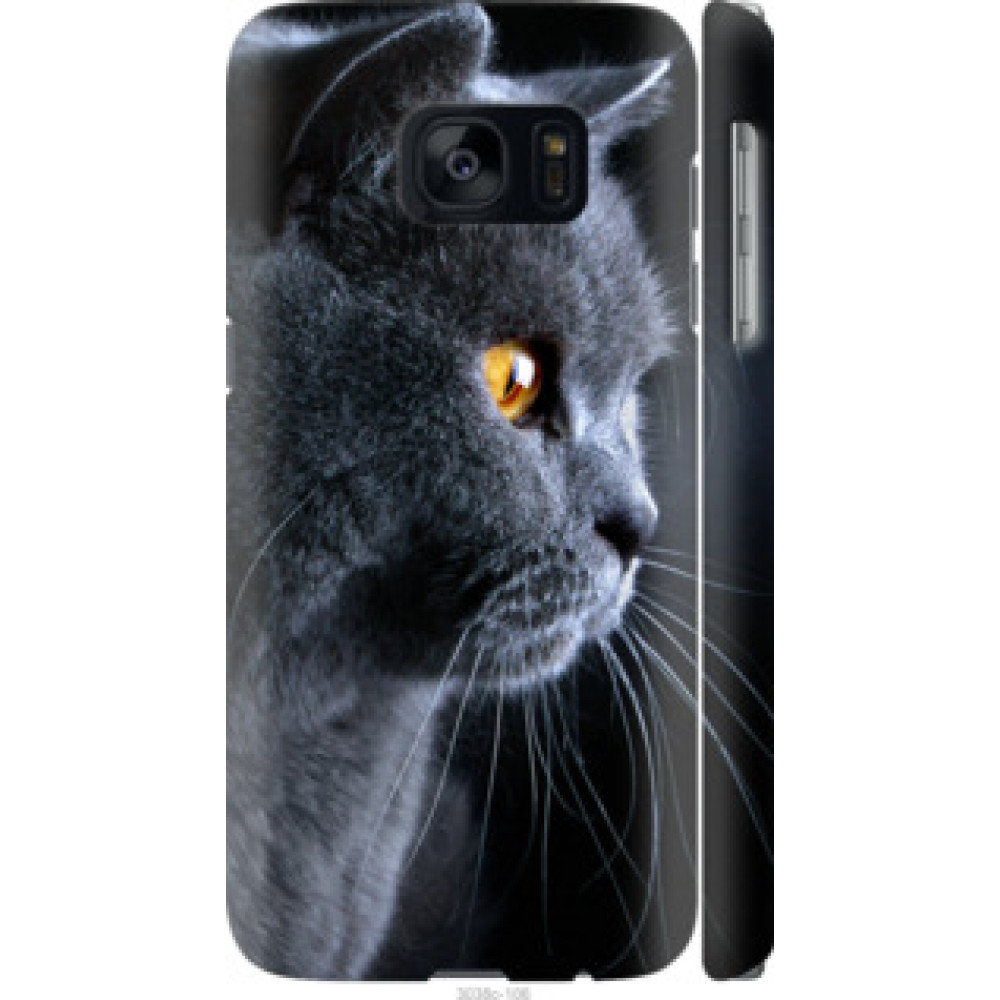Чехол на Samsung Galaxy S7 G930F Красивый кот (3038c-106)