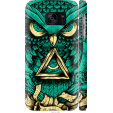 Чехол на Samsung Galaxy S7 G930F Сова Арт-тату (3971c-106)