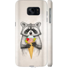 Чехол на Samsung Galaxy S7 G930F Енотик с мороженым (4602c-106)